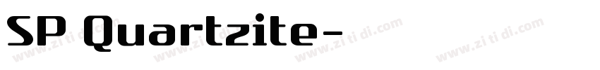 SP Quartzite字体转换